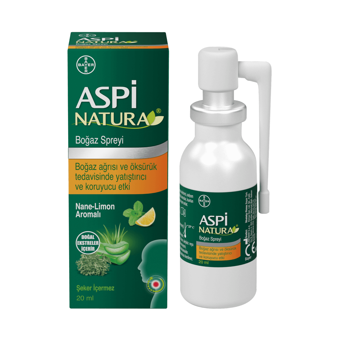 Aspi NATURA® Boğaz Spreyi